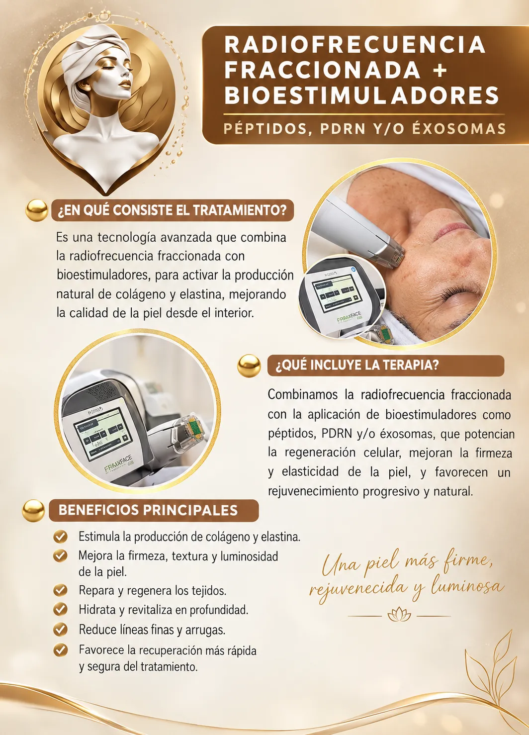 📡 RADIOFRECUENCIA FRACCIONADA + BIOESTIMULADORES