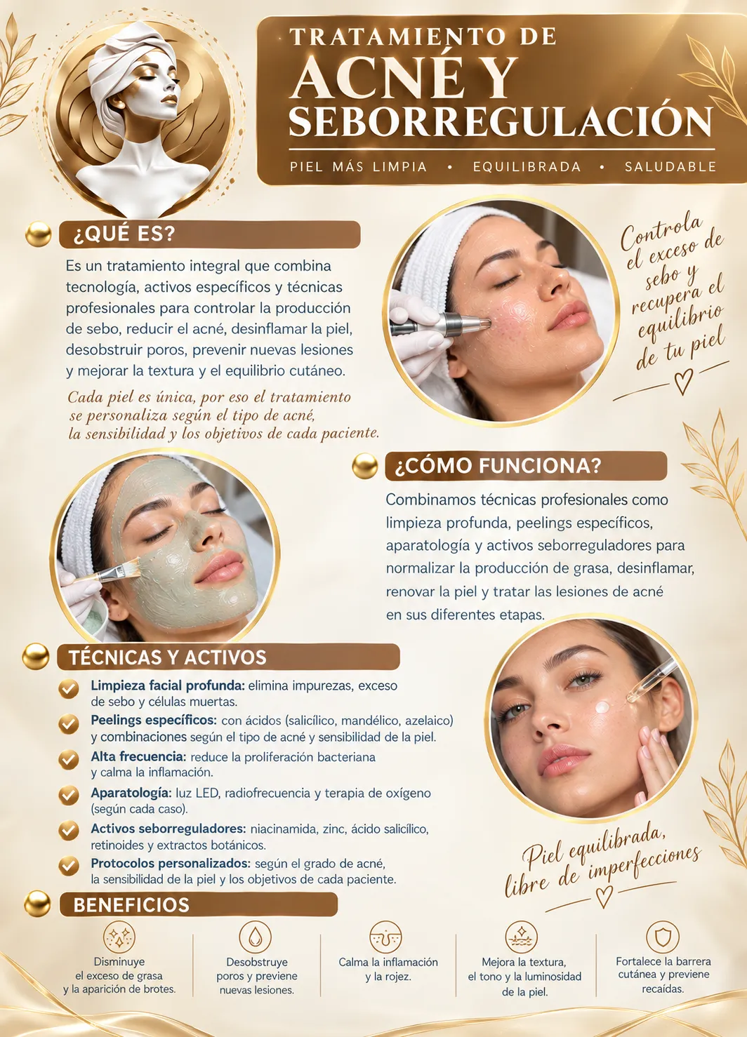 🧼 PACK ACNÉ & SEBOREGULACIÓN (4 sesiones)